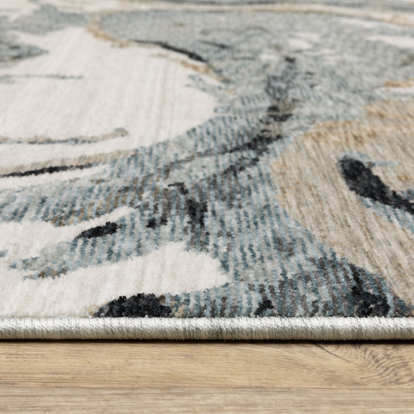 Oriental Weavers Echo  Blue Ivory Modern & Contemporary
