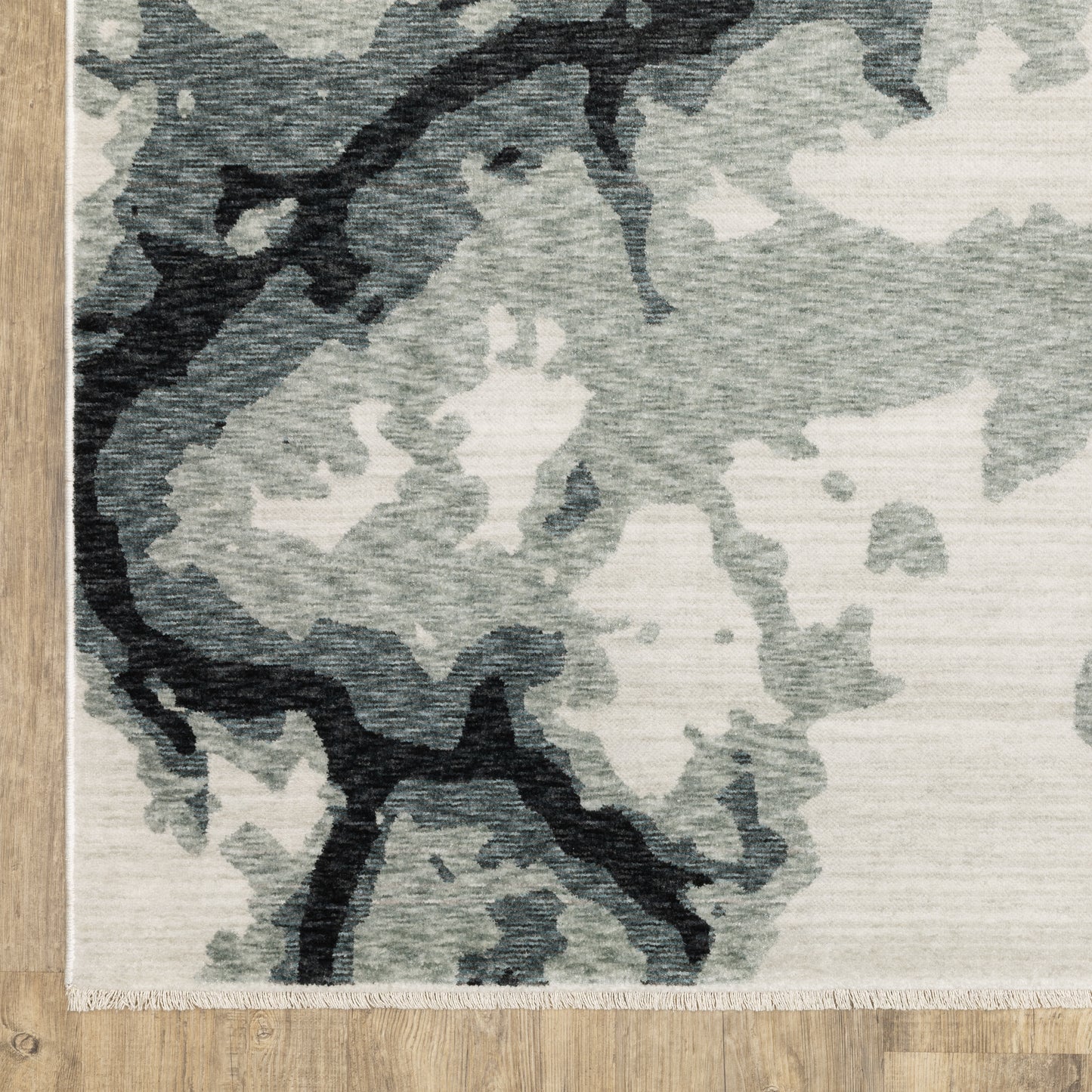Oriental Weavers Echo  Blue Ivory Modern & Contemporary