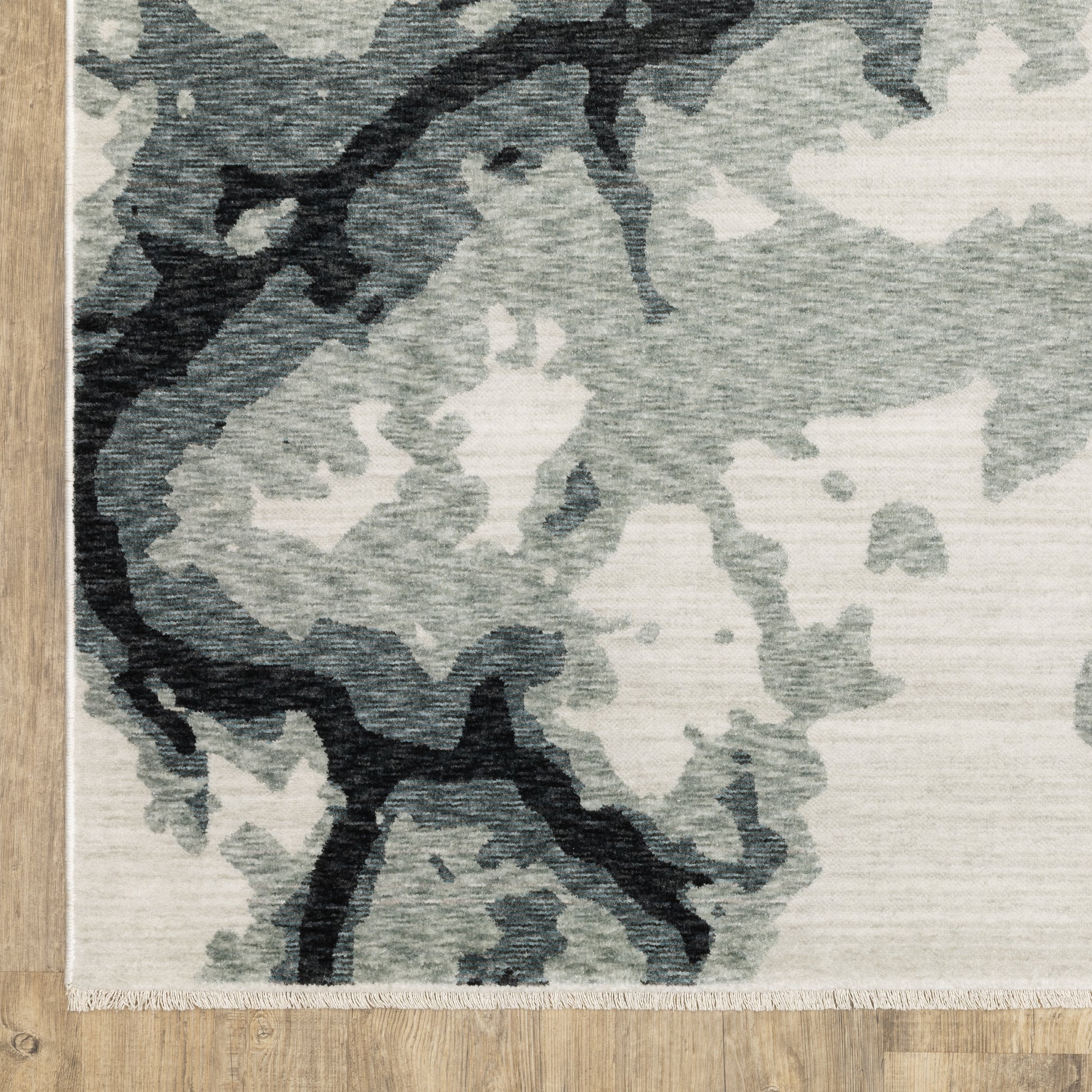 Oriental Weavers Echo  Blue Ivory Modern & Contemporary