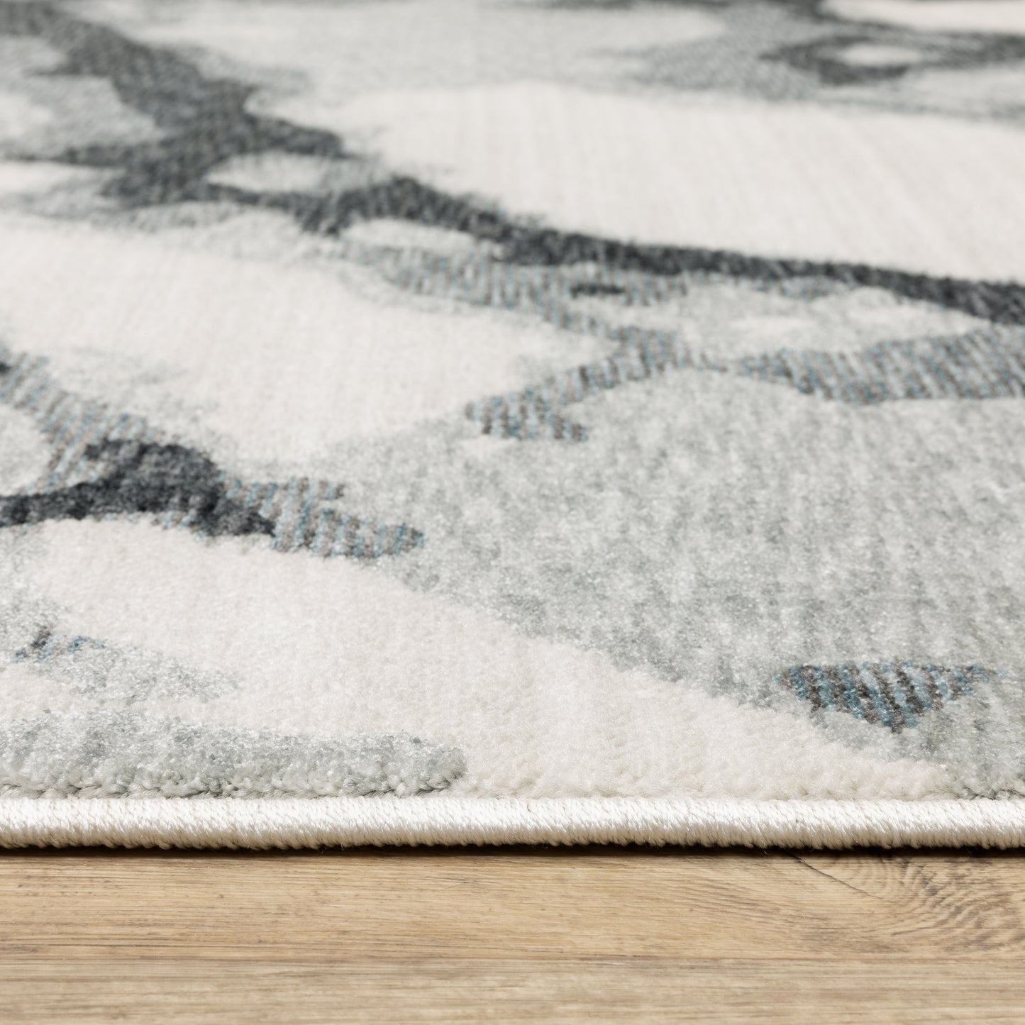 Oriental Weavers Echo  Blue Ivory Modern & Contemporary