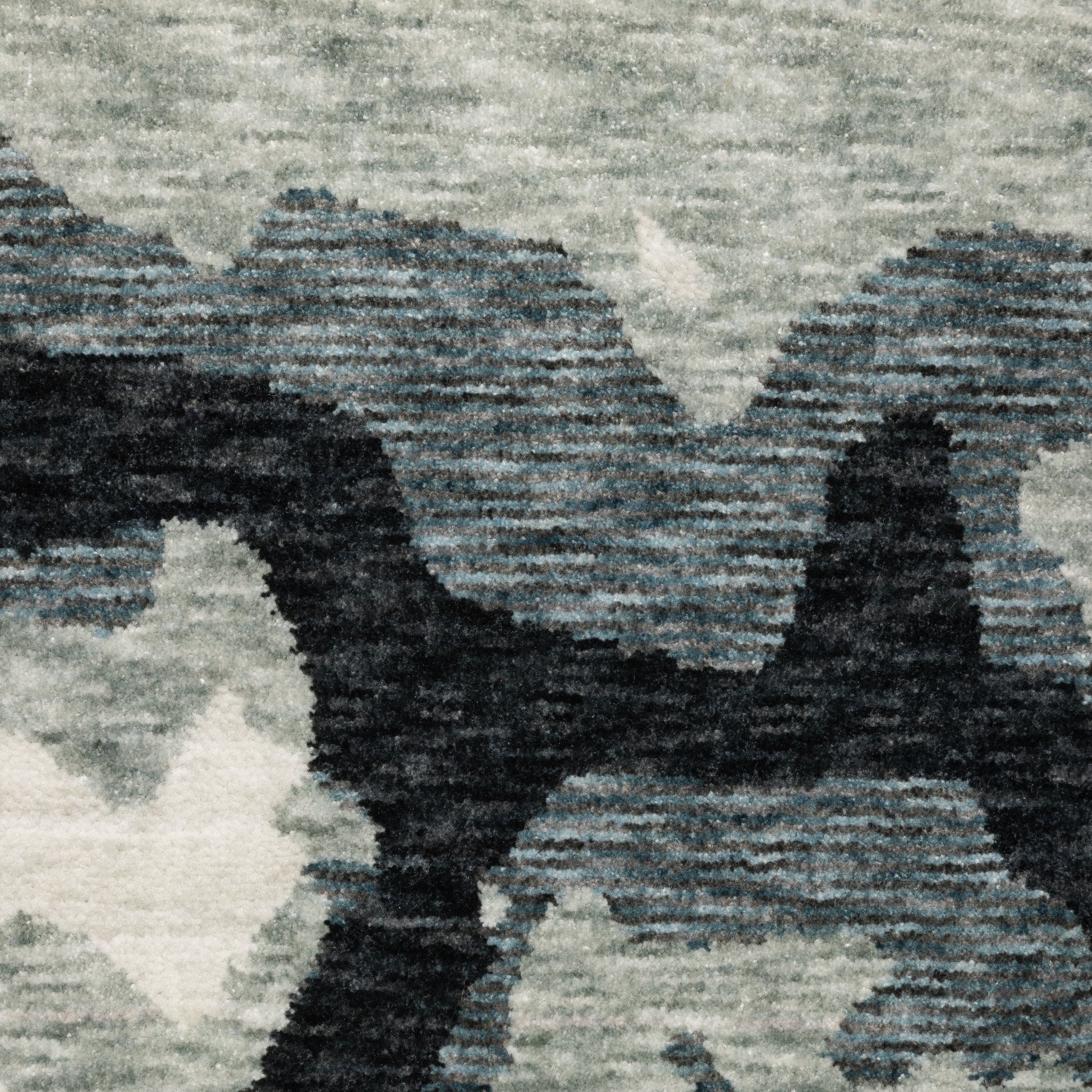 Oriental Weavers Echo  Blue Ivory Modern & Contemporary