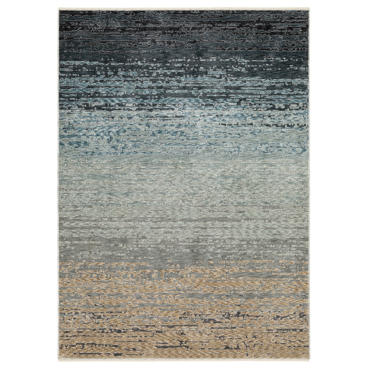 Oriental Weavers Echo  Blue Beige Modern & Contemporary