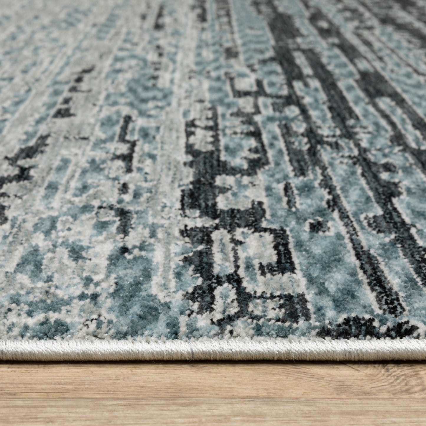 Oriental Weavers Echo  Blue Beige Modern & Contemporary
