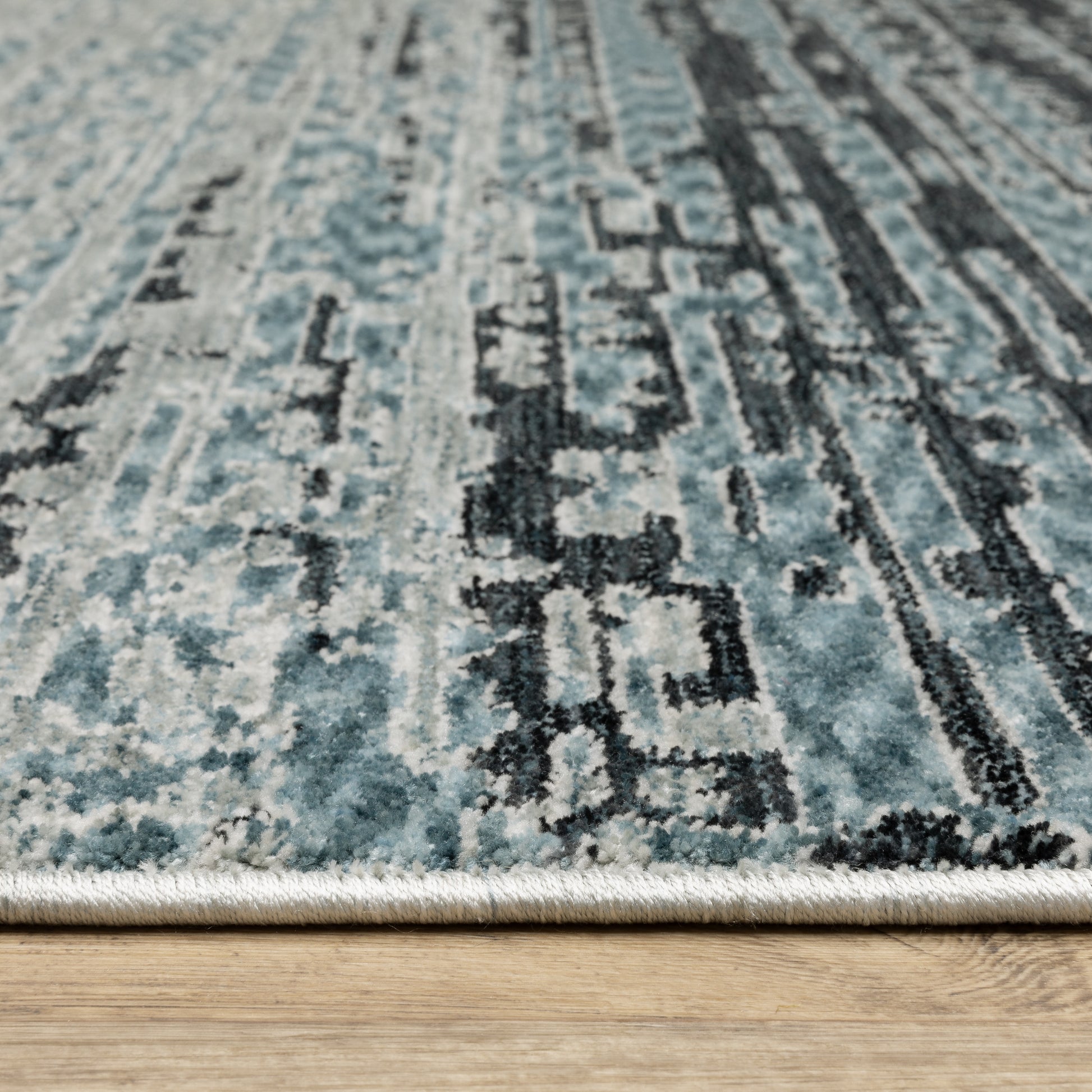 Oriental Weavers Echo  Blue Beige Modern & Contemporary