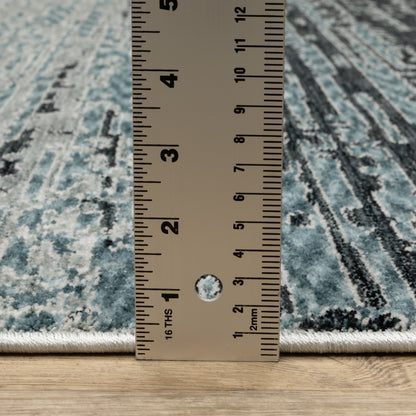 Oriental Weavers Echo  Blue Beige Modern & Contemporary