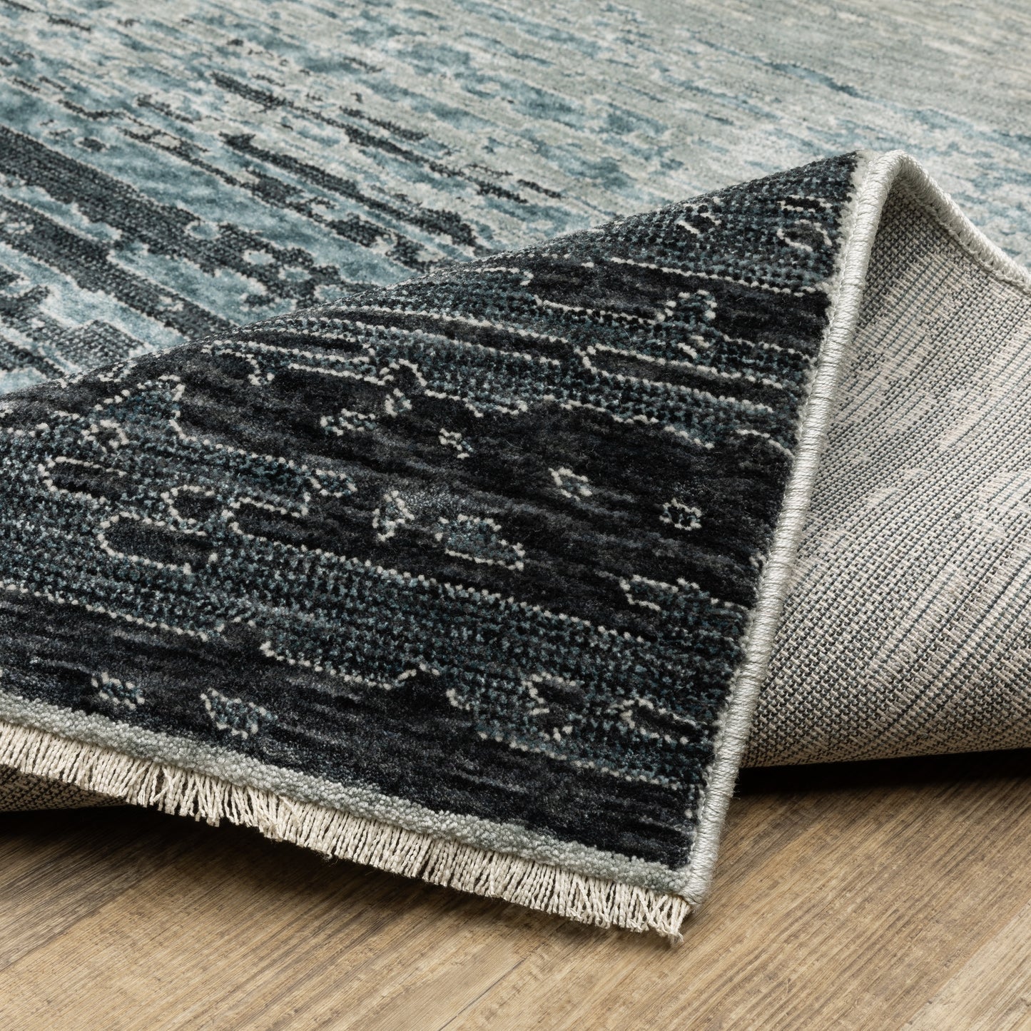 Oriental Weavers Echo  Blue Beige Modern & Contemporary