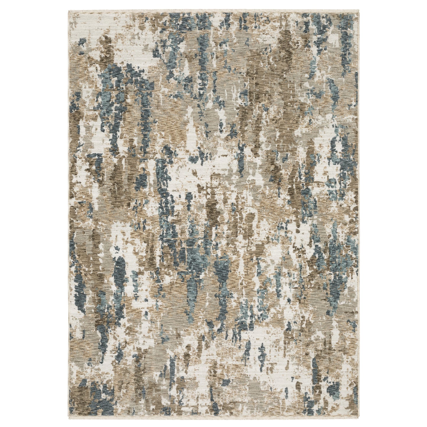 Oriental Weavers Echo  Beige Blue Modern & Contemporary