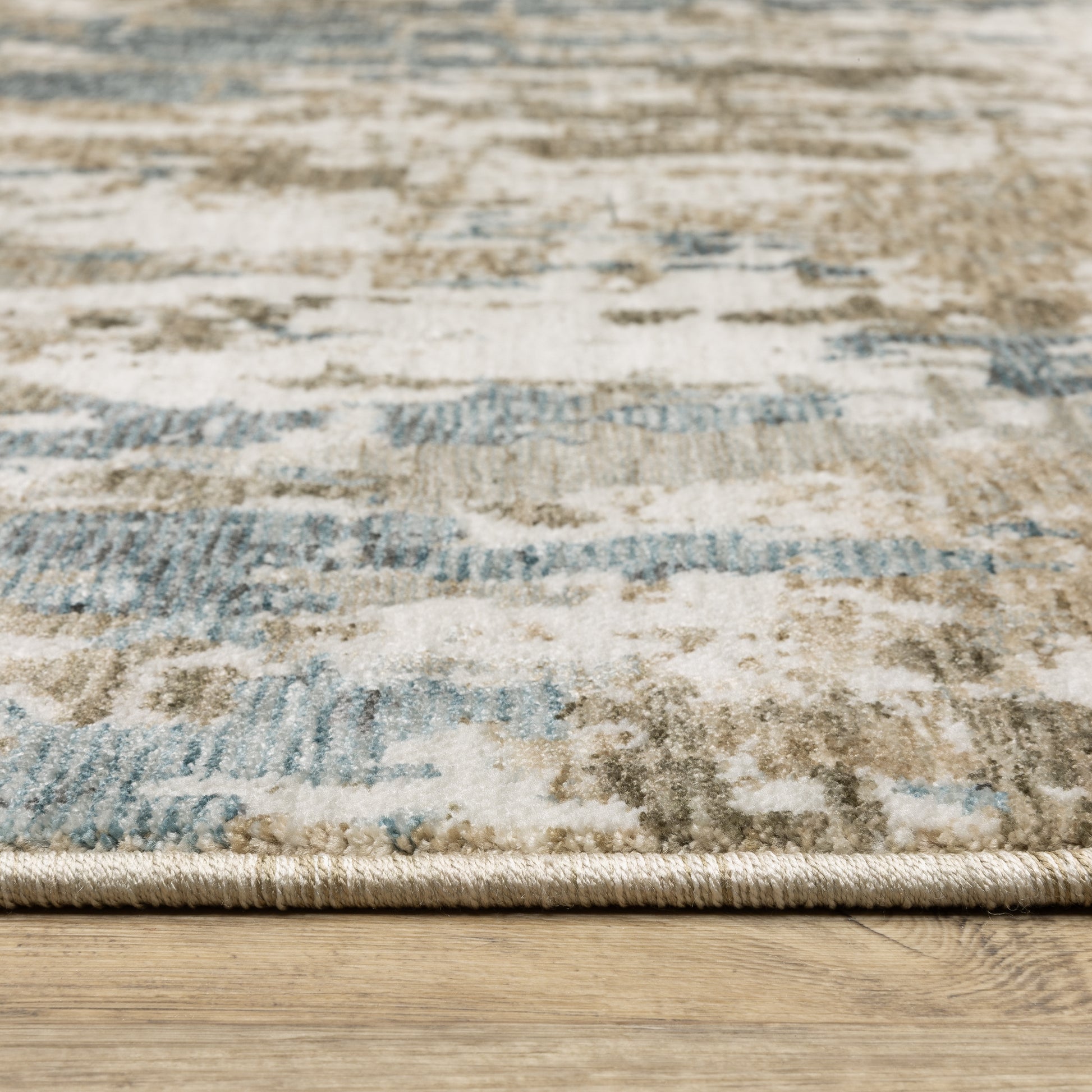 Oriental Weavers Echo  Beige Blue Modern & Contemporary