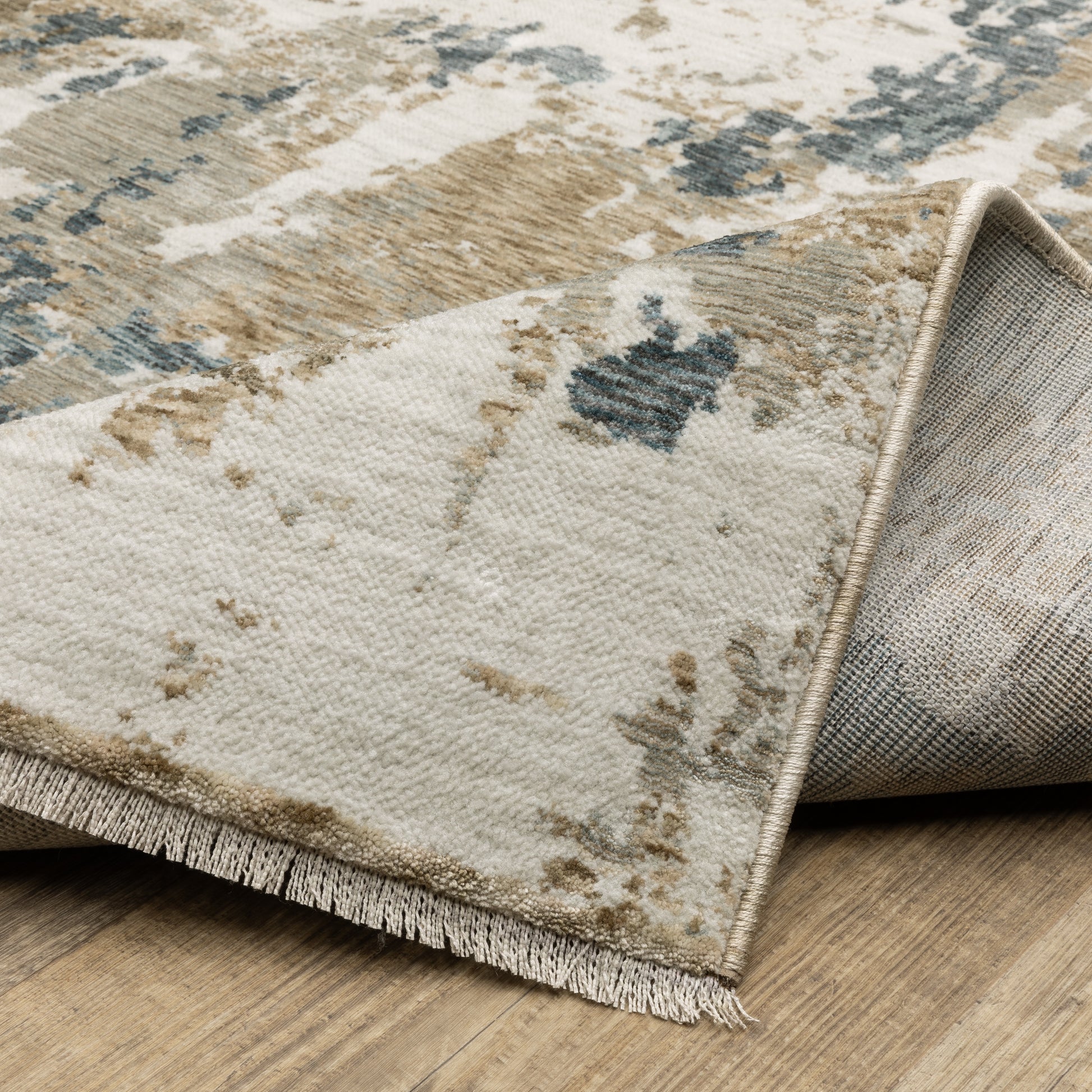 Oriental Weavers Echo  Beige Blue Modern & Contemporary