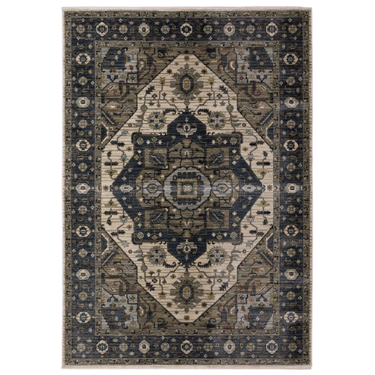 Oriental Weavers Eliana  Blue Brown Traditional