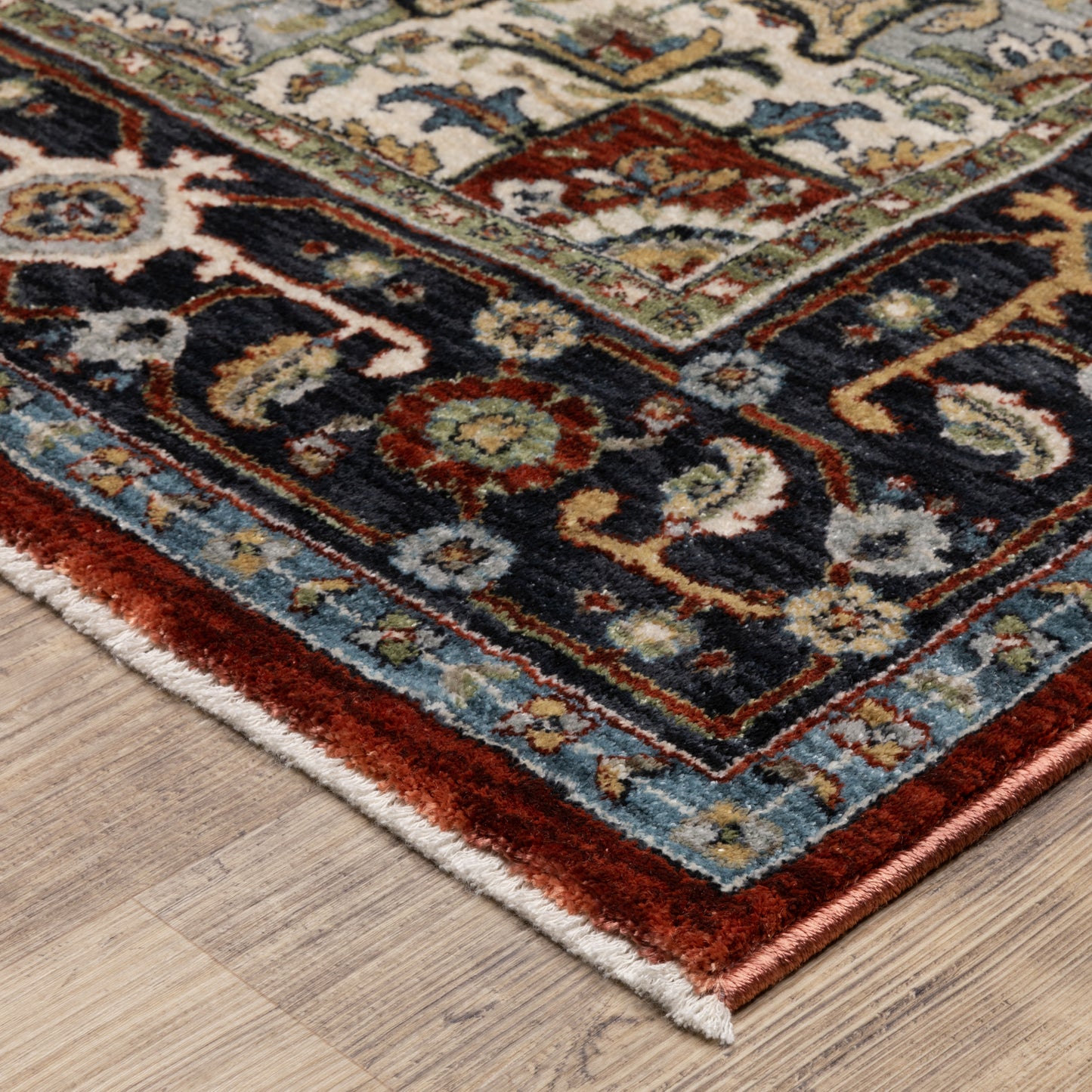 Oriental Weavers Eliana  Red Blue Traditional