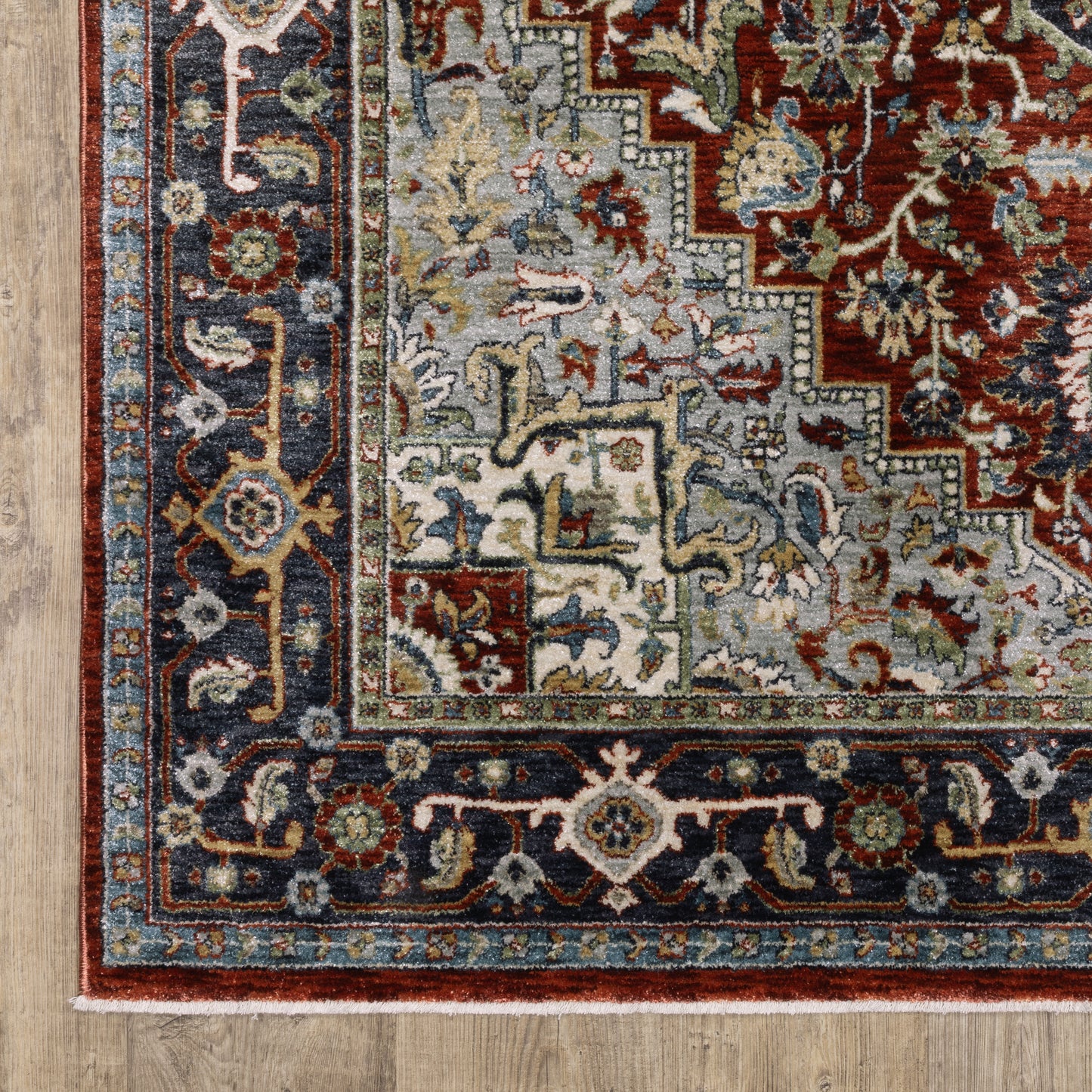 Oriental Weavers Eliana  Red Blue Traditional
