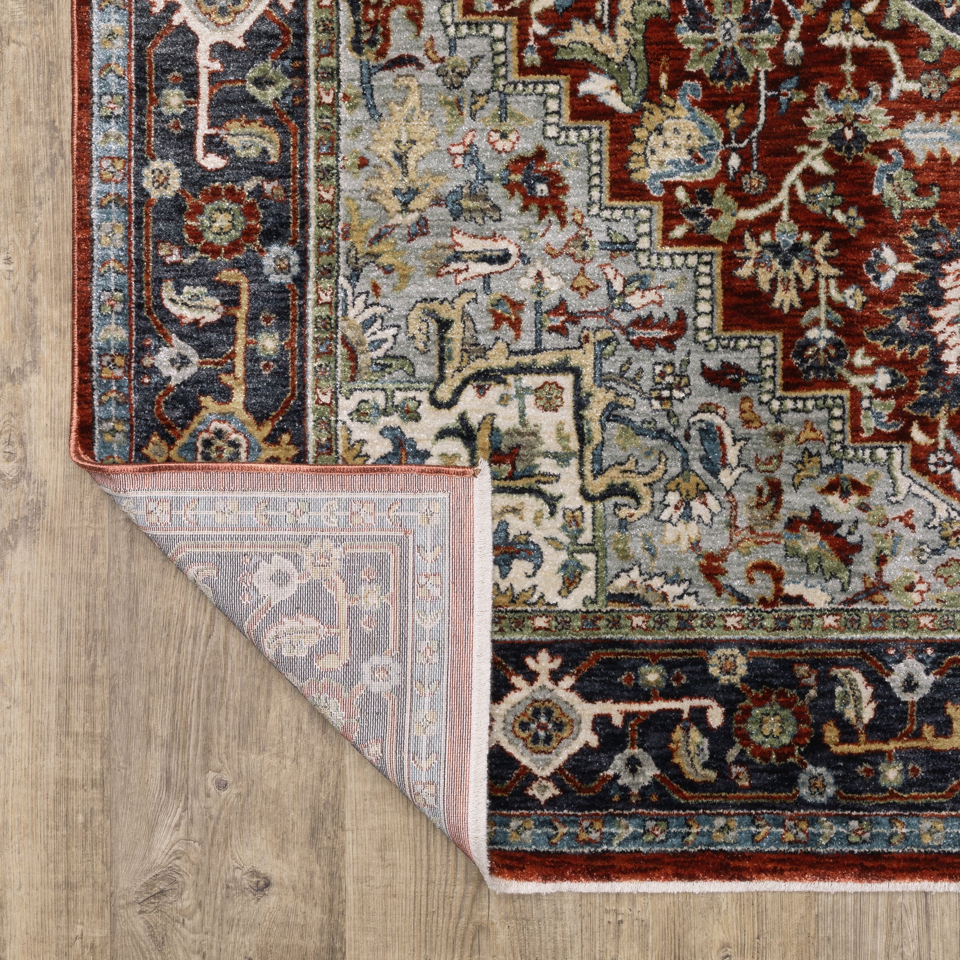 Oriental Weavers Eliana  Red Blue Traditional