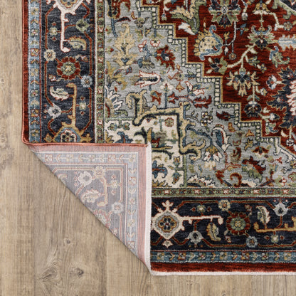 Oriental Weavers Eliana  Red Blue Traditional
