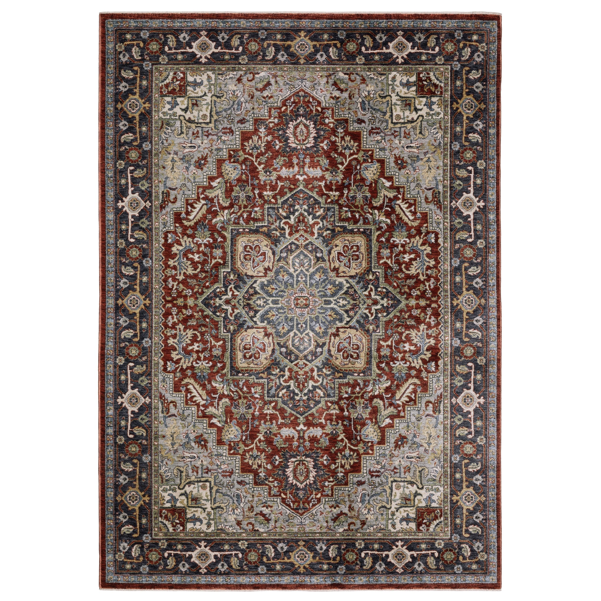 Oriental Weavers Eliana  Red Blue Traditional