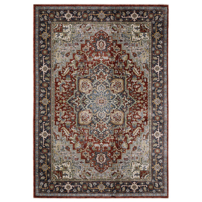 Oriental Weavers Eliana  Red Blue Traditional