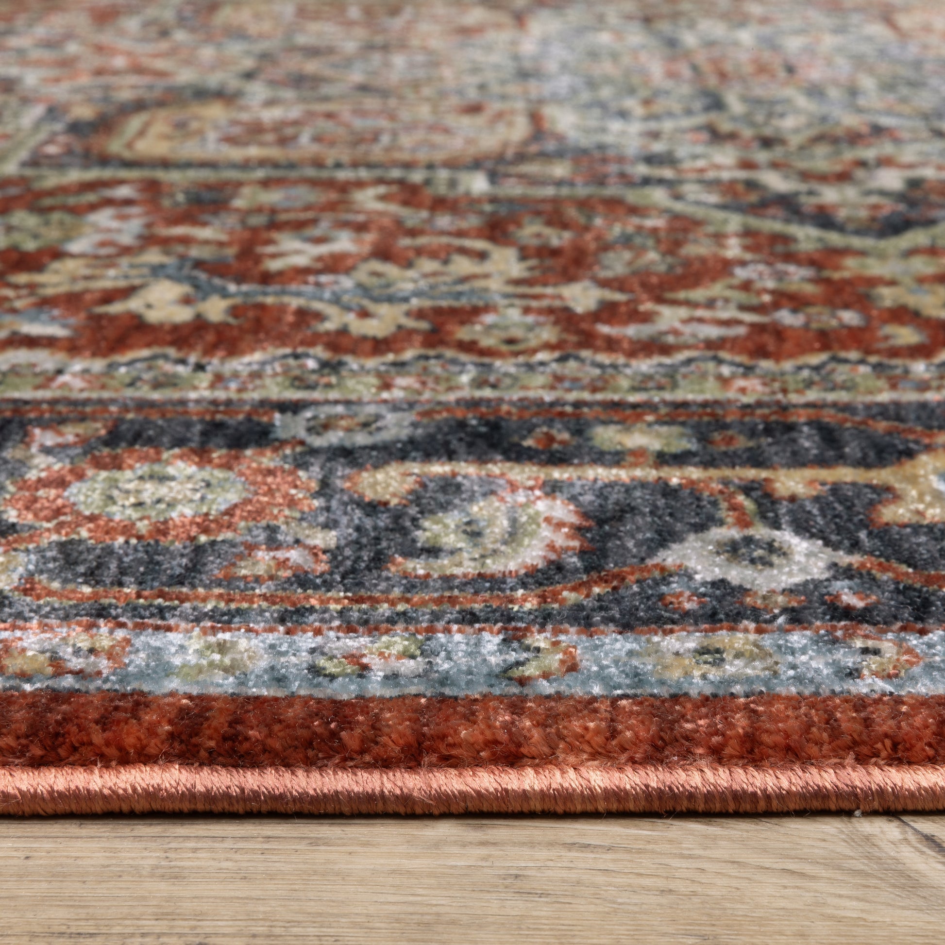 Oriental Weavers Eliana  Red Blue Traditional