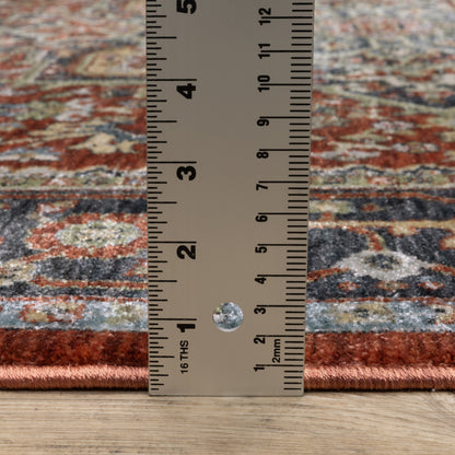 Oriental Weavers Eliana  Red Blue Traditional