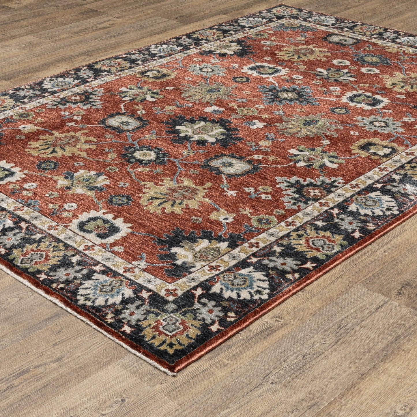 Oriental Weavers Eliana  Red Blue Traditional