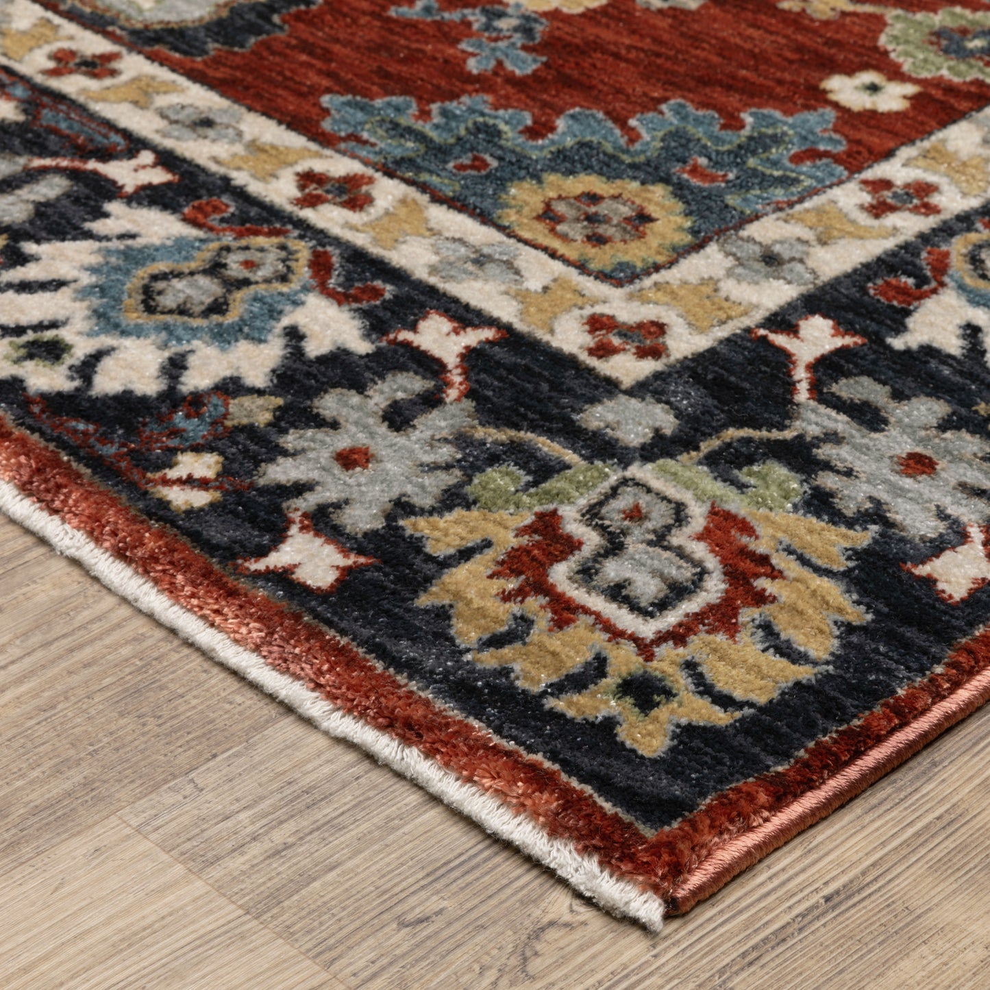 Oriental Weavers Eliana  Red Blue Traditional