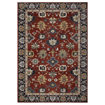 Oriental Weavers Eliana  Red Blue Traditional