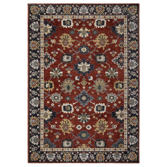 Oriental Weavers Eliana  Red Blue Traditional