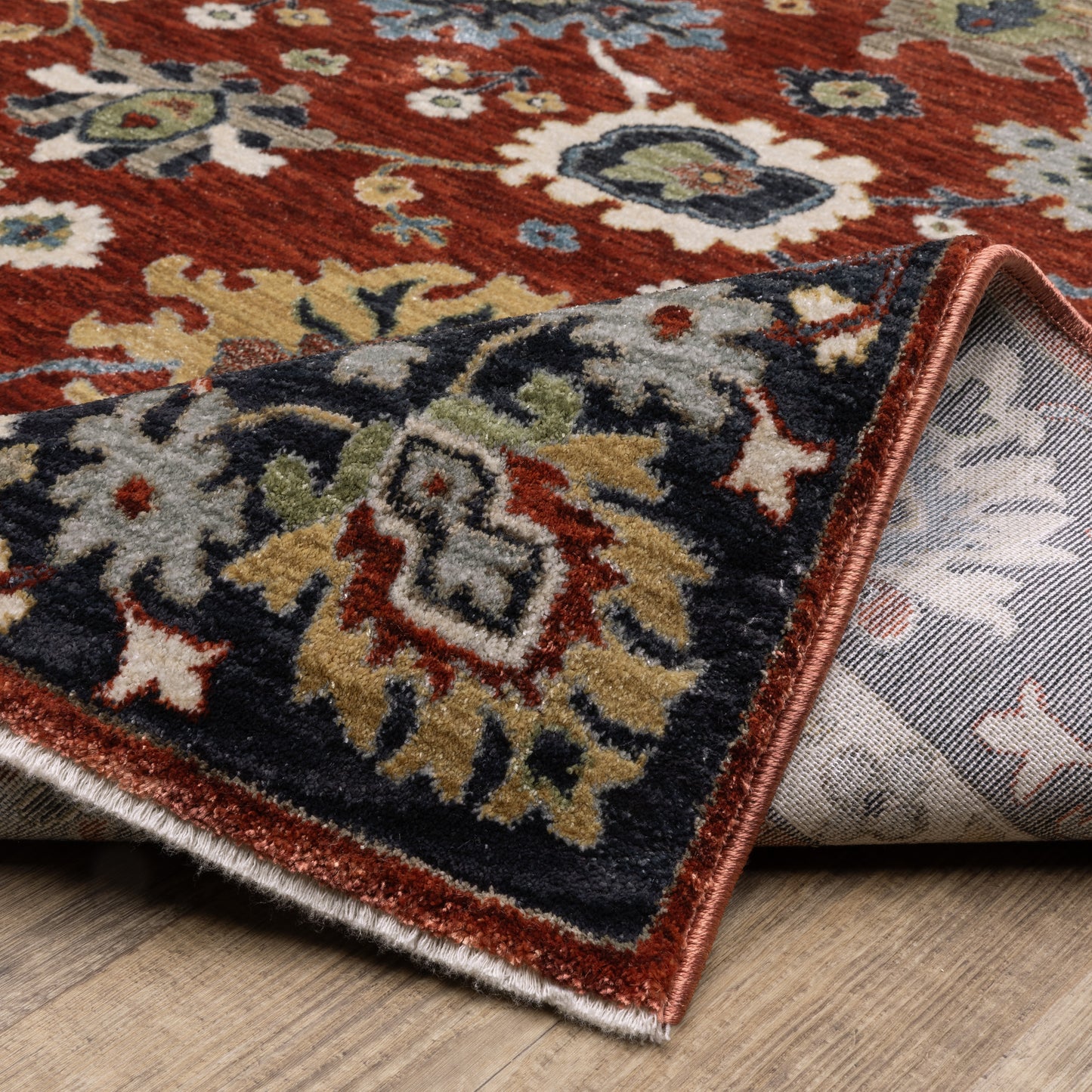 Oriental Weavers Eliana  Red Blue Traditional