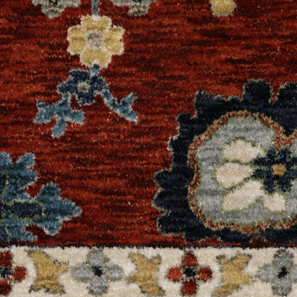 Oriental Weavers Eliana  Red Blue Traditional
