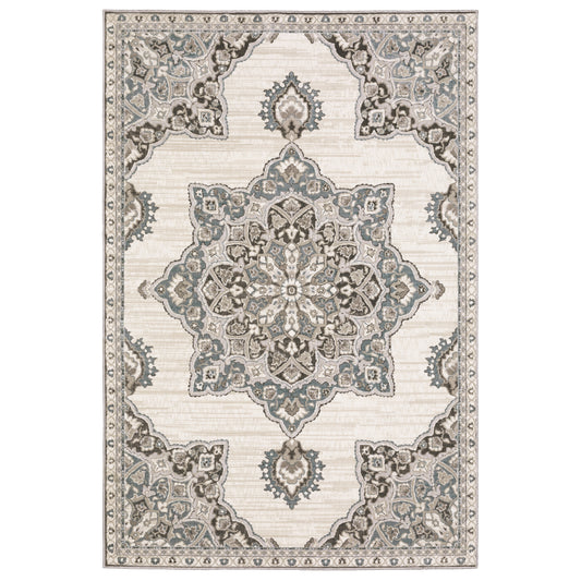 Oriental Weavers Ellington  Grey Blue Traditional