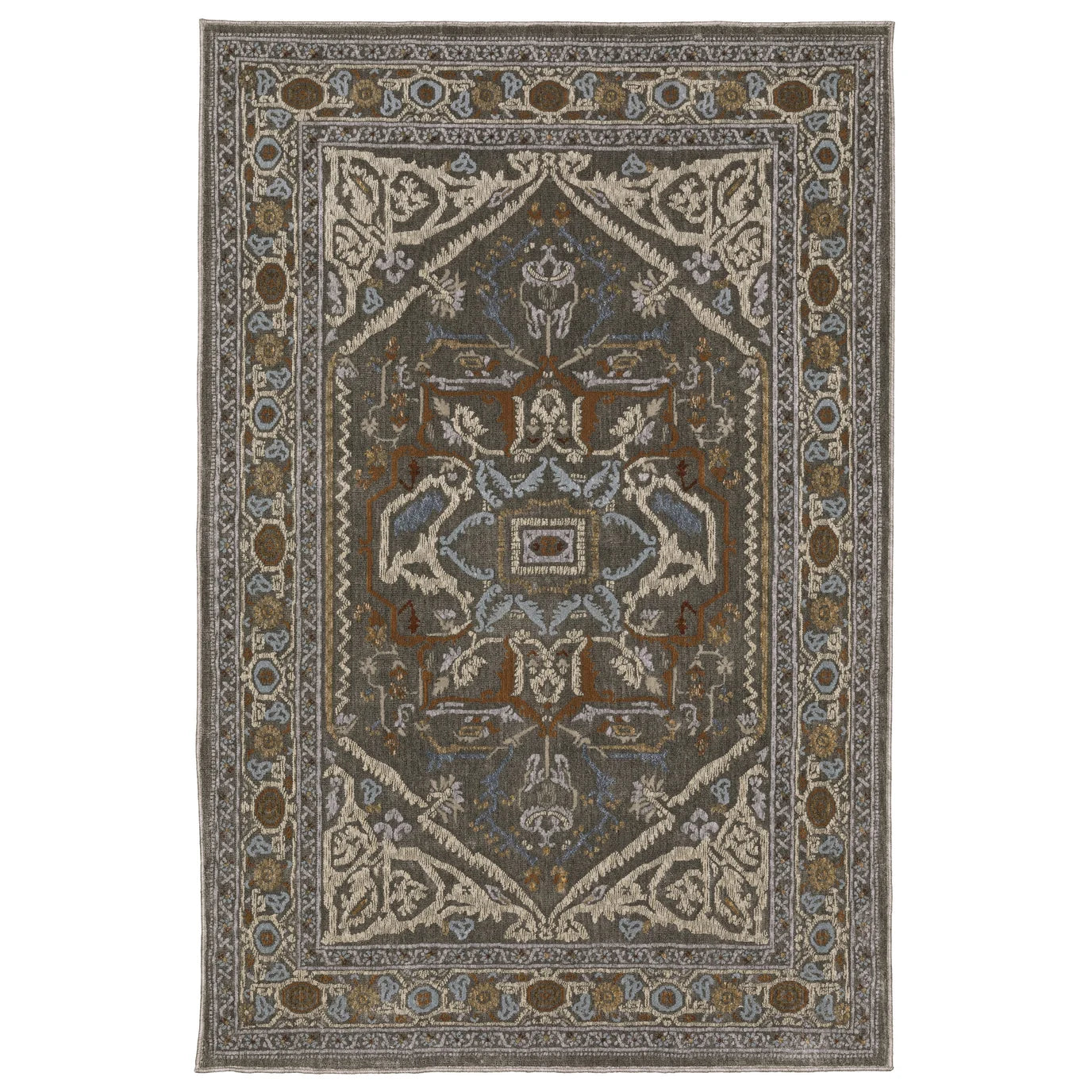Oriental Weavers Ellington ELL05 Blue Multi Traditional Machine Woven Rug