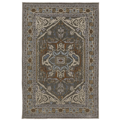 Oriental Weavers Ellington ELL05 Blue Multi Traditional Machine Woven Rug