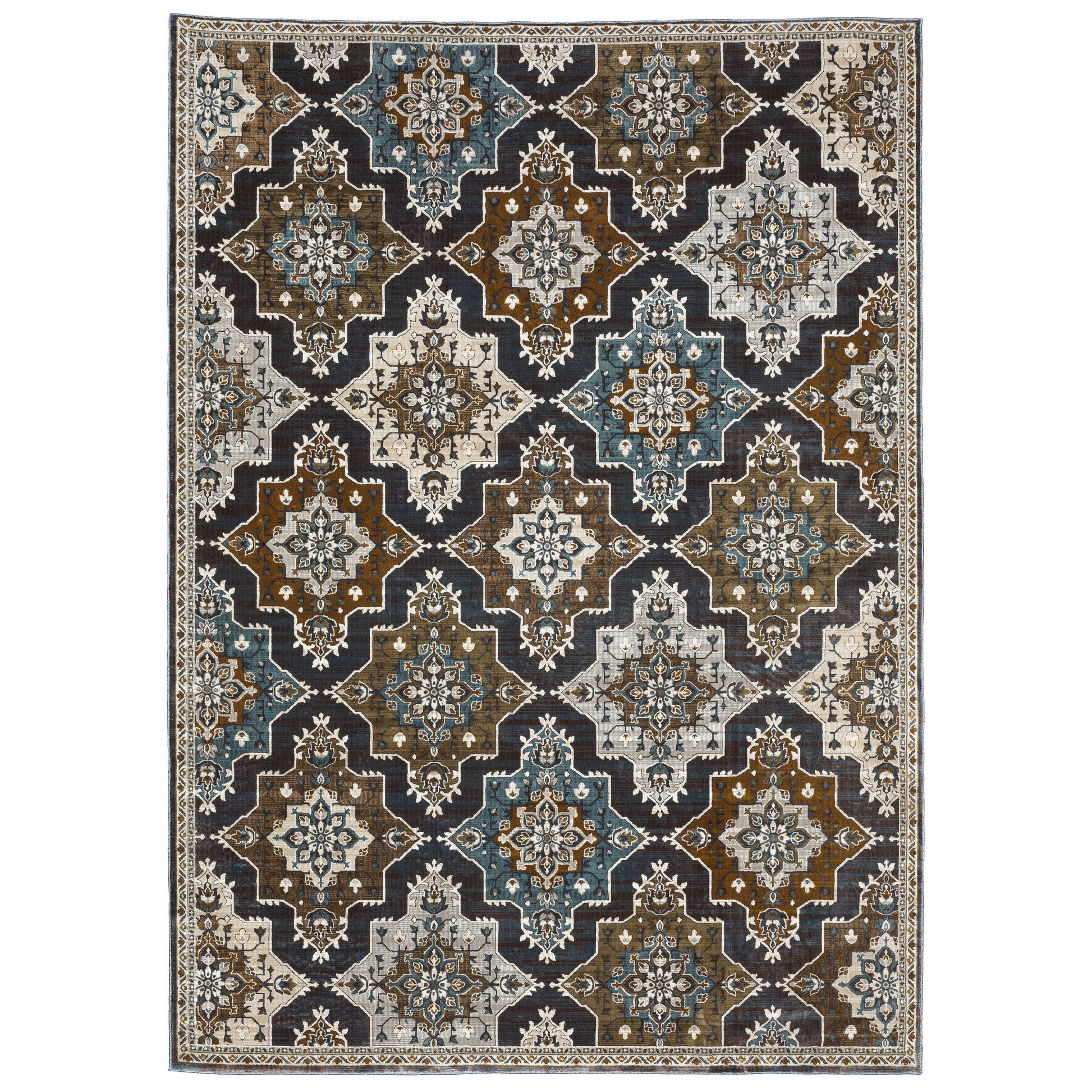Oriental Weavers Ellington  Grey Blue Traditional