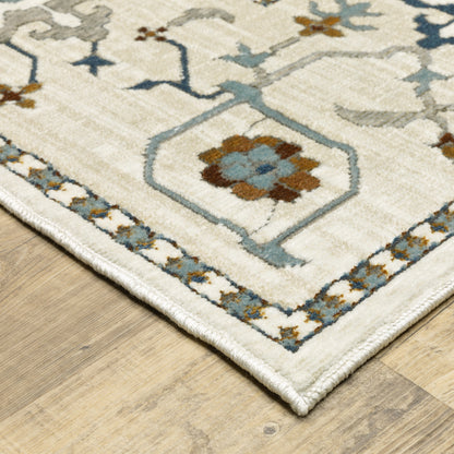 Oriental Weavers Ellington  Ivory Blue Traditional