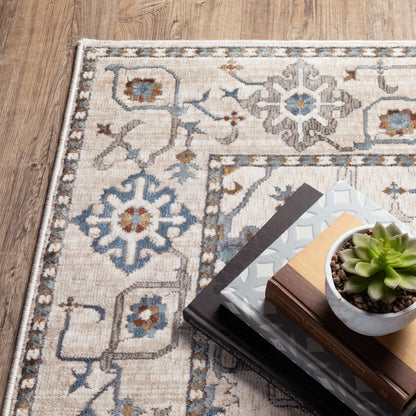 Oriental Weavers Ellington  Ivory Blue Traditional