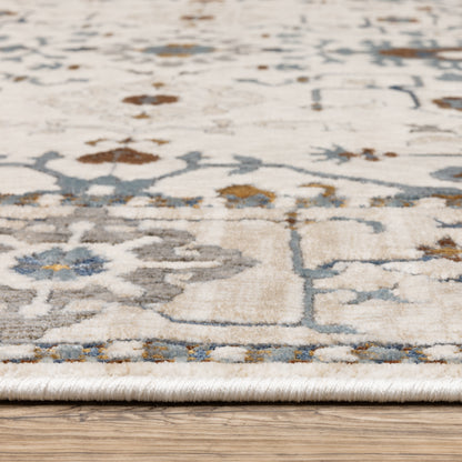 Oriental Weavers Ellington  Ivory Blue Traditional
