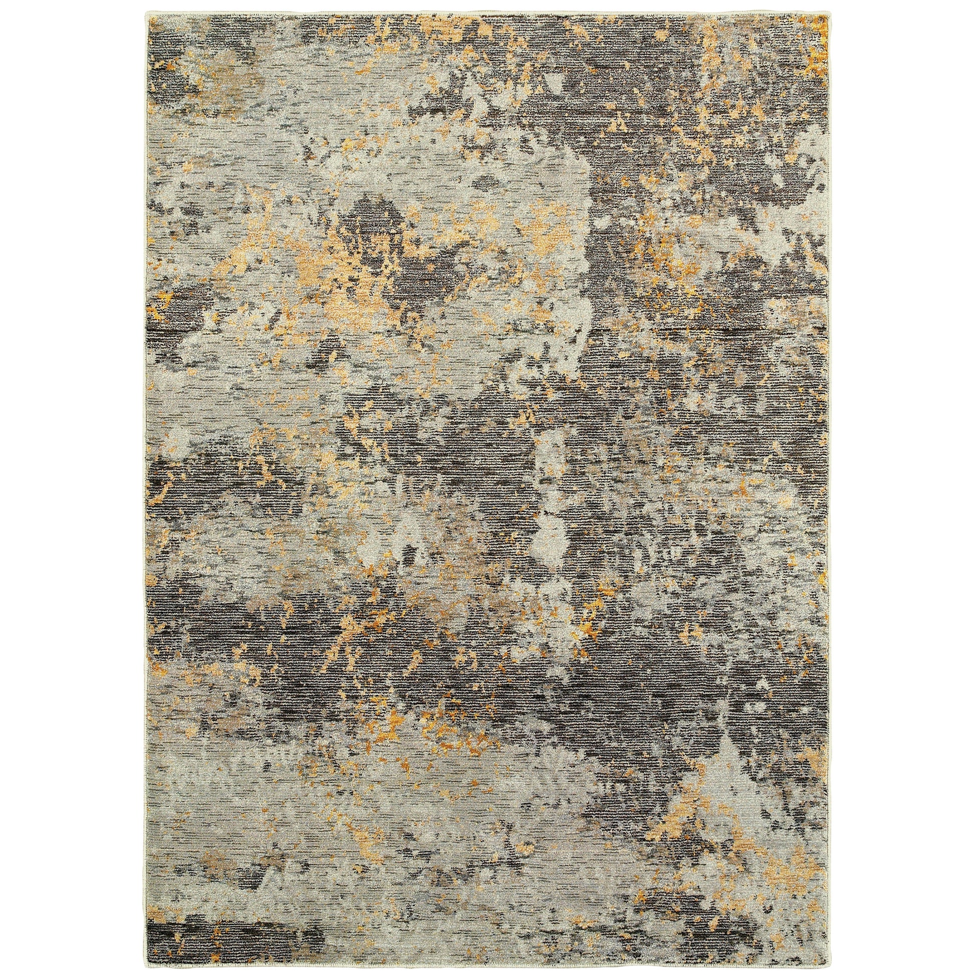 Oriental Weavers Evolution  Grey Gold Modern & Contemporary