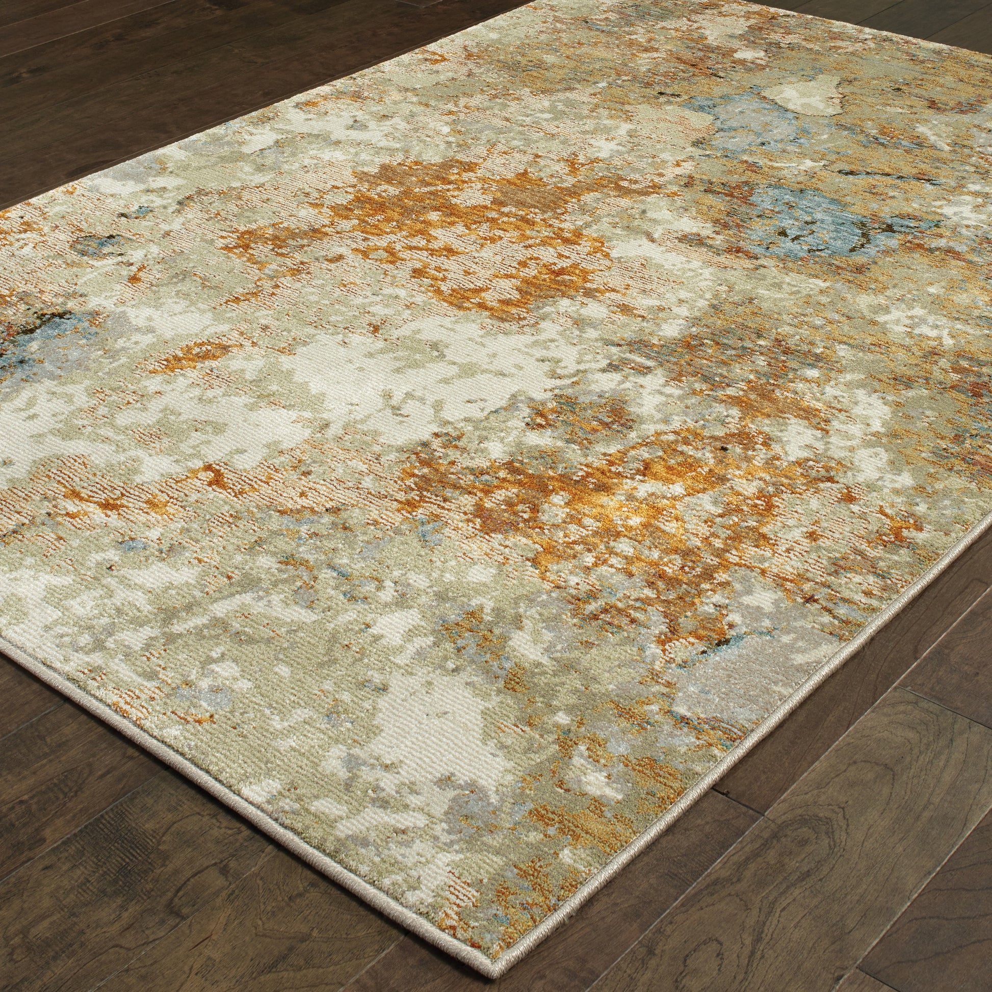 Oriental Weavers Evolution  Gold Beige Modern & Contemporary