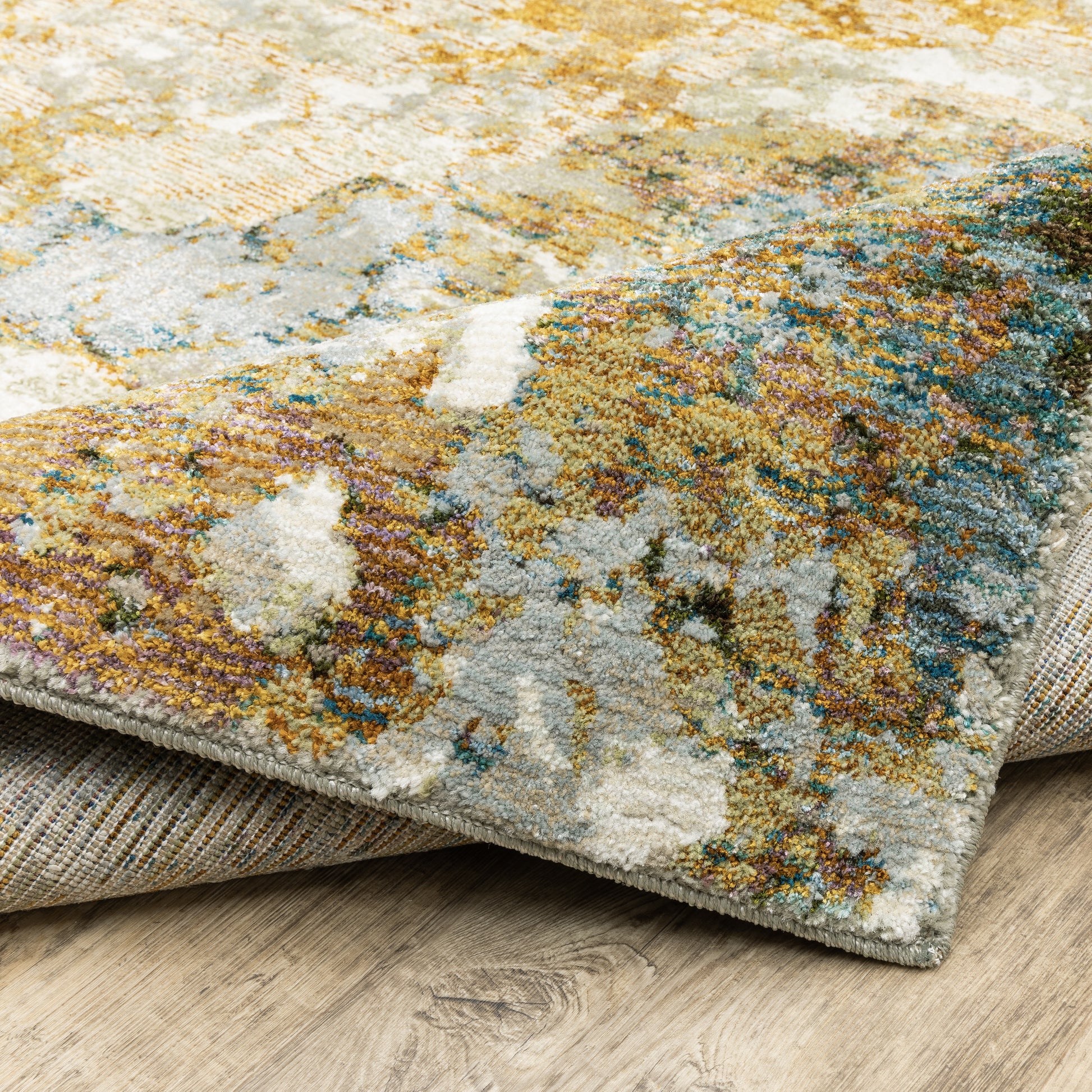 Oriental Weavers Evolution  Gold Beige Modern & Contemporary