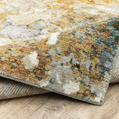 Oriental Weavers Evolution  Gold Beige Modern & Contemporary