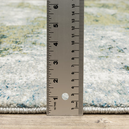 Oriental Weavers Evolution  Blue Green Modern & Contemporary