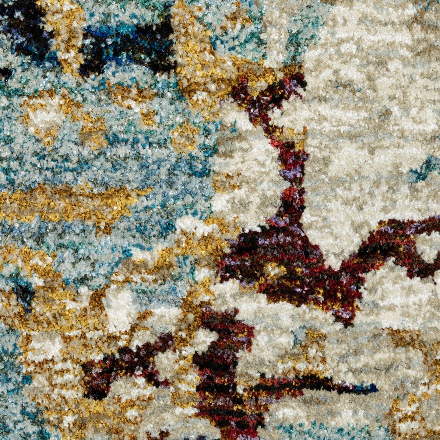 Oriental Weavers Evolution  Beige Blue Modern & Contemporary