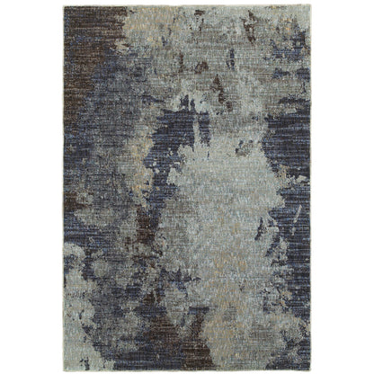Oriental Weavers Evolution  Navy Blue Modern & Contemporary