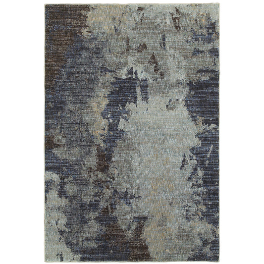 Oriental Weavers Evolution  Navy Blue Modern & Contemporary