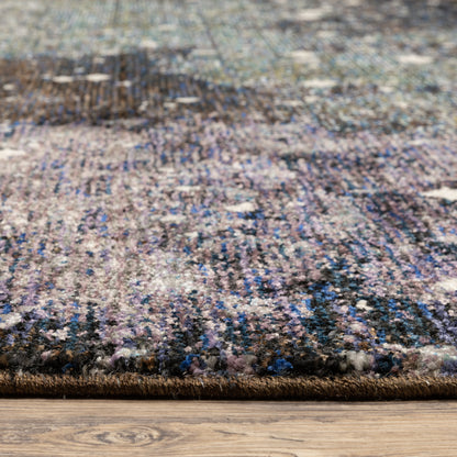 Oriental Weavers Evolution  Midnight Purple Industrial