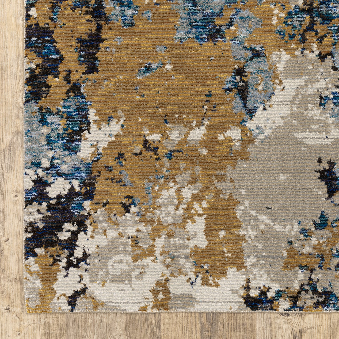 Oriental Weavers Evolution  Blue Gold Industrial