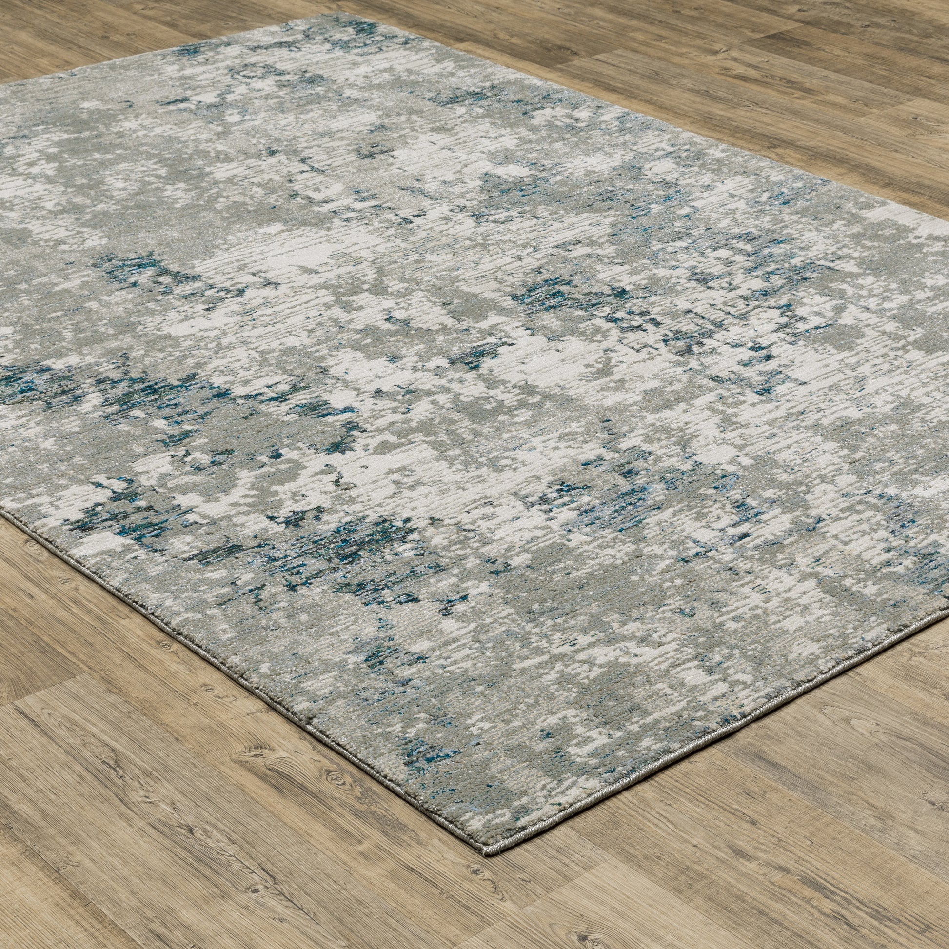 Oriental Weavers Evolution  Grey Blue Industrial