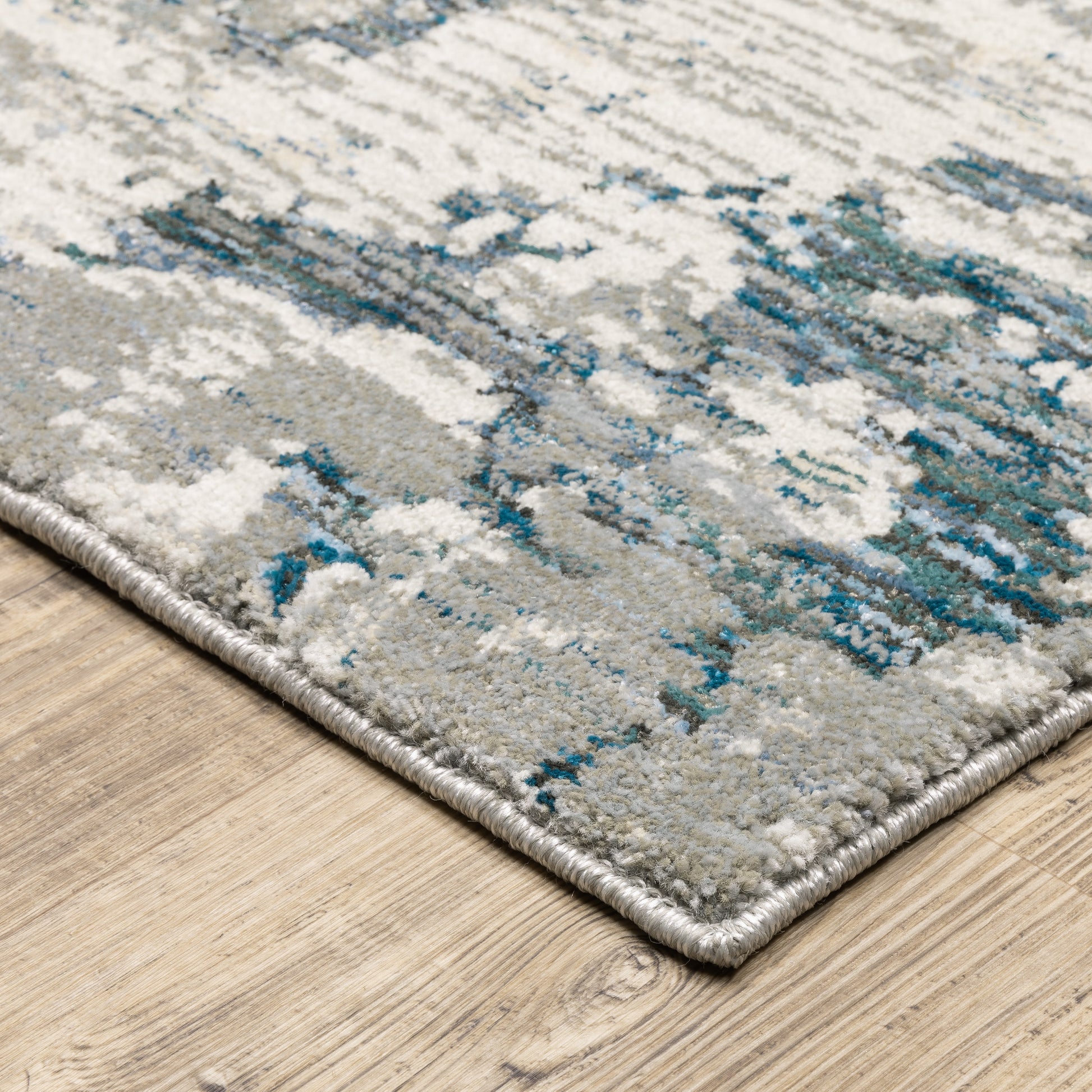 Oriental Weavers Evolution  Grey Blue Industrial