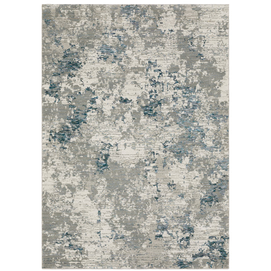 Oriental Weavers Evolution  Grey Blue Industrial