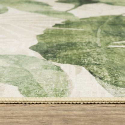 Oriental Weavers Fiji  Beige Green Tropical