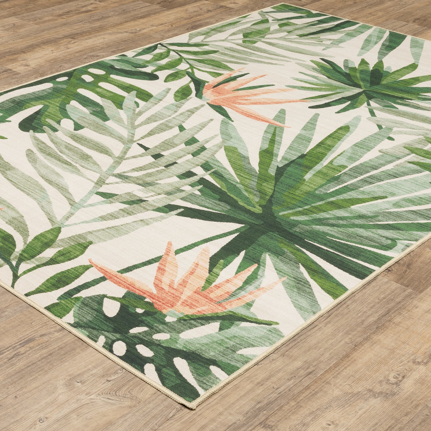 Oriental Weavers Fiji  Beige Green Tropical